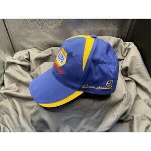 NAPA Racing‎ Hat Adjustable Blue /Yellow  Baseball Cap NASCAR Team~Gently Used